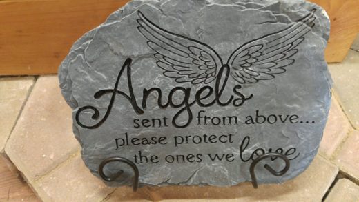 ‘Angels Sent From Above’ Engraved Stone